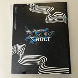 Pokemon Black Bolt Binder Only No Cards Rare New Black - Image 4