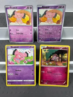 Pokemon Lot of Cards and Stickers All Snubbull #209 Snubbull Only Lot of 17 - Image 5