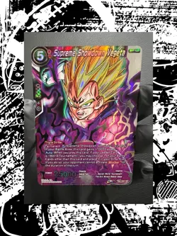 Supreme Showdown Vegeta TB2-005 SR Foil Dragon Ball Super Card Game - Image 1