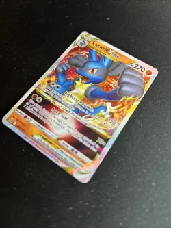 Pokemon TCG Lucario VSTAR SWSH214 Black Star Promo Holo Card - Image 3