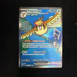 Pidgeot ex 225/197 Special Illustration Rare Obsidian Flames Pokemon Card - Image 2