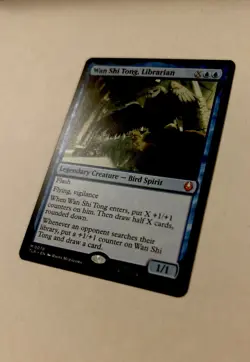 Magic The Gathering Avatar The Last Airbender Card Wan Shi Tong Librarian Rare - Image 2