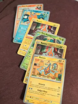 Six Different Rotom Pokemon Cards - Image 1