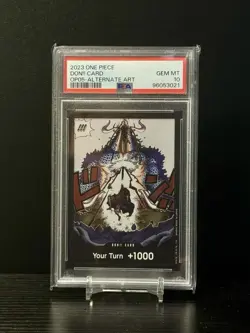 DON!! Card Alternate Art PSA 10 2023 One Piece OP-05 Awakening of a New Era - Image 1