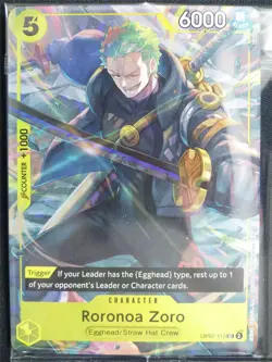 Roronoa Zoro OP07-113 UC Promo Foil - One Piece Card #5Q3 - Image 1