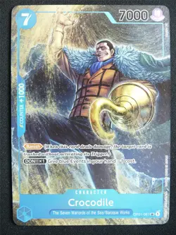 Crocodile OP01-067 SR Alt Art - One Piece Card #4R - Image 1