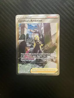 Cynthia’s Ambition GG60/GG70 Galarian Gallery Pokemon Card Crown Zenith NM - Image 1