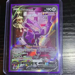 Genesect v Fusion Strike Ultra Rare Alternate Full Art Holo Card 255/264 SWSH08 - Image 1