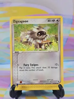 Pokemon TCG Ruby & Sapphire Card | Zigzagoon 79/109 Common - Image 1