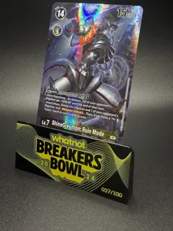 EX4-074 ShineGreymon Ruin Mode Alt Art - Digimon Card Game Secret Rare - Image 4