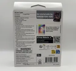 Gundam Card Game Starter Deck ST05 Iron Bloom English Version Factory Sealed New - Image 2