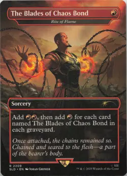 The Blades of Chaos Bond - Rite of Flame R Secret Lair Drop Series 2209 NM MTG - Image 1
