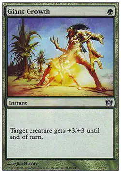 Magic MTG 4X CRESCITA GIGANTE GIANT GROWTH 9E - Image 1
