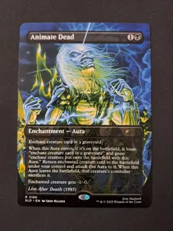 MTG | Animate Dead | SECRET LAIR x IRON MAIDEN | NM | EN - Image 1