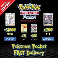 Pokemon TCG Pocket Account +31000 Cards 21 Crown ?? +100 Shiny?52 Imm 200 ?? - Image 1
