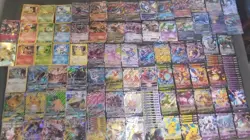 HUGE JUMBO POKEMON CARD LOT 140 MEGAS, XY EXs, TAG TEAM, VMAX, ALT ART VMAX ETC! - Image 1