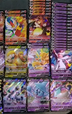 HUGE JUMBO POKEMON CARD LOT 140 MEGAS, XY EXs, TAG TEAM, VMAX, ALT ART VMAX ETC! - Image 3