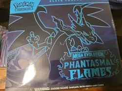 Pokemon Mega Evolution Phantasmal Flames Elite Trainer Box ETB NEW SEALED - Image 1