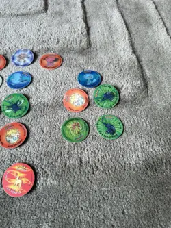 Rare Pokemon Tazos Walkers Lenticular Bundle Pikachu Vintage & Extras Used - Image 2