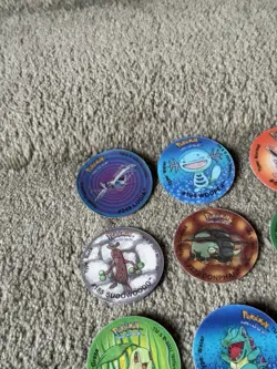 Rare Pokemon Tazos Walkers Lenticular Bundle Pikachu Vintage & Extras Used - Image 4