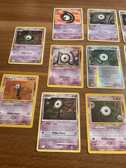 Unown Pokemon TCG Vintage Card Lot - Image 2