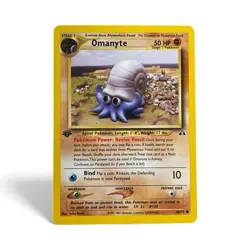 Omanyte #60 1st Edition - Neo Discovery - Lightly Played Pokemon TCG - Image 1