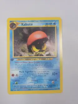 Pokemon TCG Kabuto Neo Discovery 56 1st Edition - Image 1