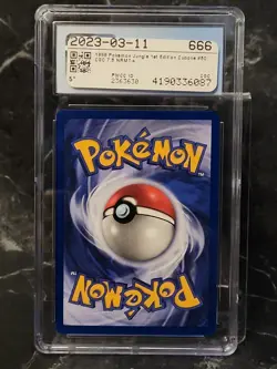 1999 1st Edition Pokemon Jungle Cubone #50, CGC 7.5 - Image 2