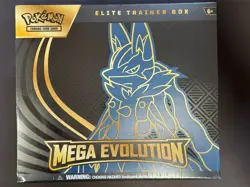 Pokemon TCG Mega Evolutions Elite Trainer Box Lucario Art New Sealed ETB - Image 1