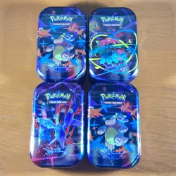 Pokemon TCG Mega Evolution Mega Heroes Mini Tin (lot of 4) - Image 1