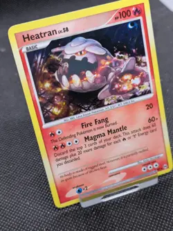 Pokemon TCG Heatran 3/99 Arceus Holo Rare 2009 NM - Image 2