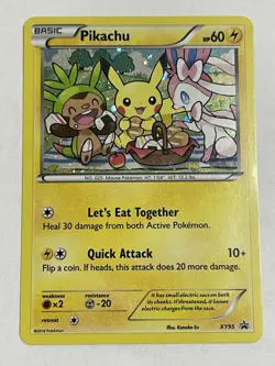 Pokemon Pikachu TCG Black Star Promos XY95 Holo In Great Condition - Image 1