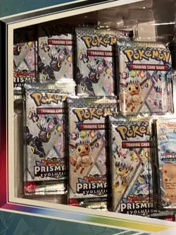 PRISMATIC EVOLUTIONS Lucario EX and Tyranitar EX Premium Collection Sam’s Club - Image 2