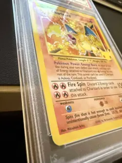 2021 Pokemon Celebrations Charizard #4/102 Classic Collection Holographic PSA 8 - Image 4