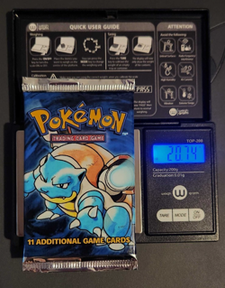 Wizards of the Coast Pokemon Base Set Booster Pack Blastoise Pack Art - Image 1