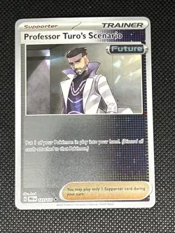 Professor Turo's Scenario 121/131 Pokemon Sv: Prismatic Evolutions Reverse Holo - Image 1