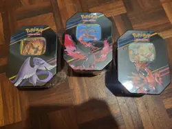 Pokemon- Crown Zenith Tins - SWSD - Sealed - Set Of 3 - Zapdos Moltres Articuno - Image 1