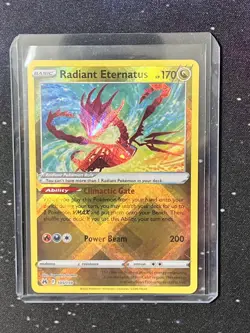 Pokemon TCG Radiant Eternatus Crown Zenith 105/159 Holo Radiant Rare - Image 3
