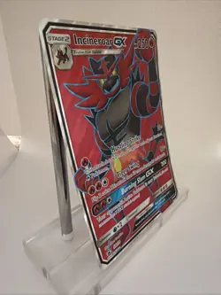 Pokemon Incineroar GX SM38 Sun & Moon Holo Black Star Promo Oversized Near Mint+ - Image 2
