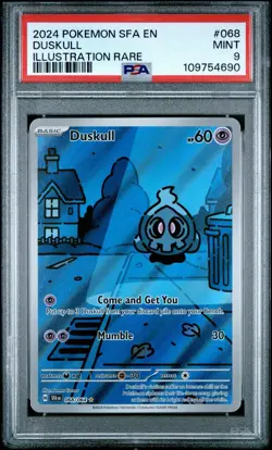 PSA 9 Duskull 068/064 Illustration Rare Holo SV Shrouded Fable Pokemon Card MINT - Image 1