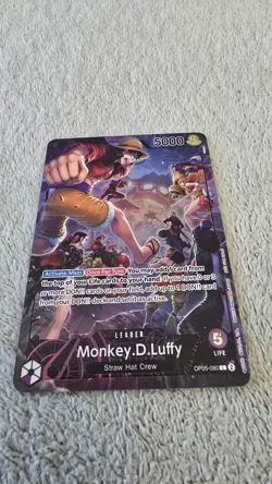 ART CARD ~ One Piece Monkey D Luffy PSA Magazine Promo Textured ENGLISH ~ ART - Image 4