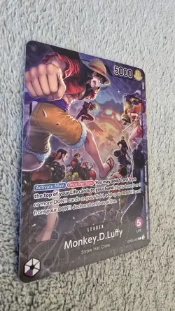 ART CARD ~ One Piece Monkey D Luffy PSA Magazine Promo Textured ENGLISH ~ ART - Image 5