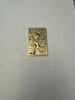 23 K Gold Plated Mew Two Pokemon Card (Nintendo 1999) 23K - Image 1