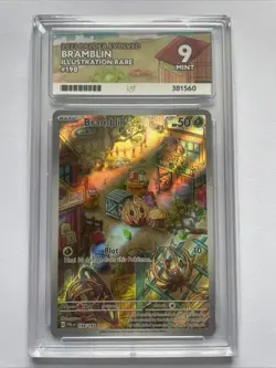 Pokemon TCG Bramblin Scarlet & Violet Paldea Evolved Holo Card 198/193 Ace 9 - Image 1