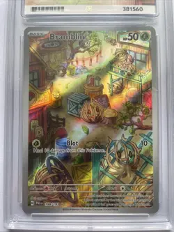 Pokemon TCG Bramblin Scarlet & Violet Paldea Evolved Holo Card 198/193 Ace 9 - Image 2