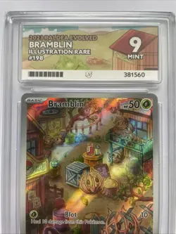 Pokemon TCG Bramblin Scarlet & Violet Paldea Evolved Holo Card 198/193 Ace 9 - Image 3