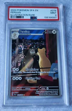 Pokemon Persian 078/064 Shrouded Fable PSA 9 MINT card - Image 1