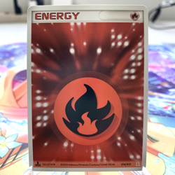 Fire Energy 014/015 1st Edition Fire Research Tower Japanese Pokemon Card ~ MP - Image 1