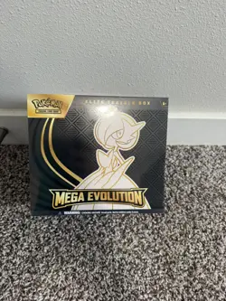 Pokemon Mega Evolution Sealed ETB with Gardevoir Cover and Alakazam Promo Card - Image 1