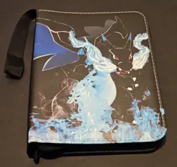 Pokemon Trading Card Binder 4 Pockets Per Page Double Sided 50 Pages New - Image 1